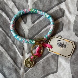 Lilly Pulitzer Blue and Pink Key Holder